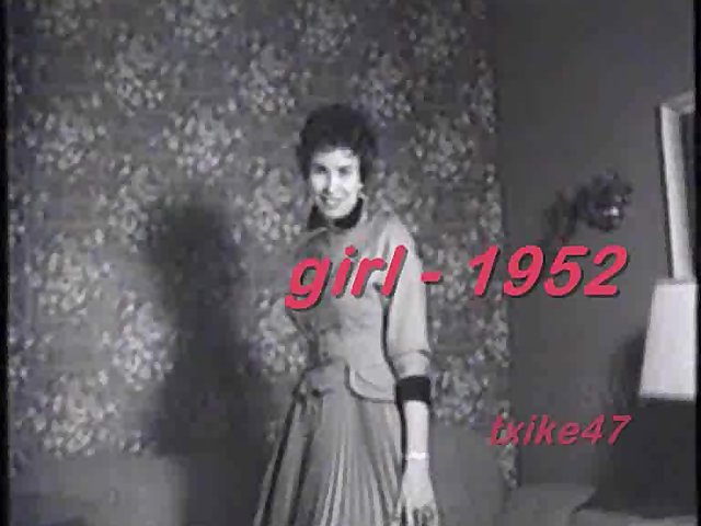 Девушка в 1952 году - фото